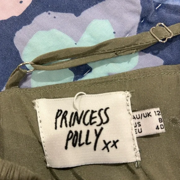 Princess Polly Khaki green mini dress - Picture 4 of 4